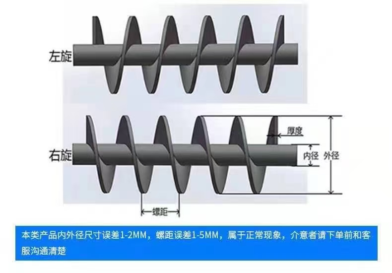 石家庄市不锈钢螺旋叶片锰钢螺旋叶片 - 厂家
